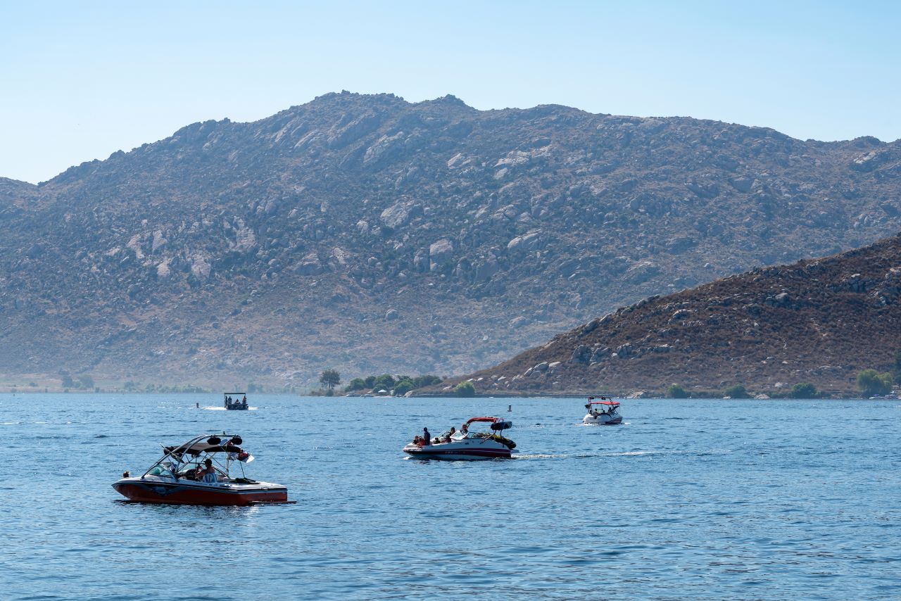 View of Lake Perris State Recreation Area. Photo from California State Parks.
